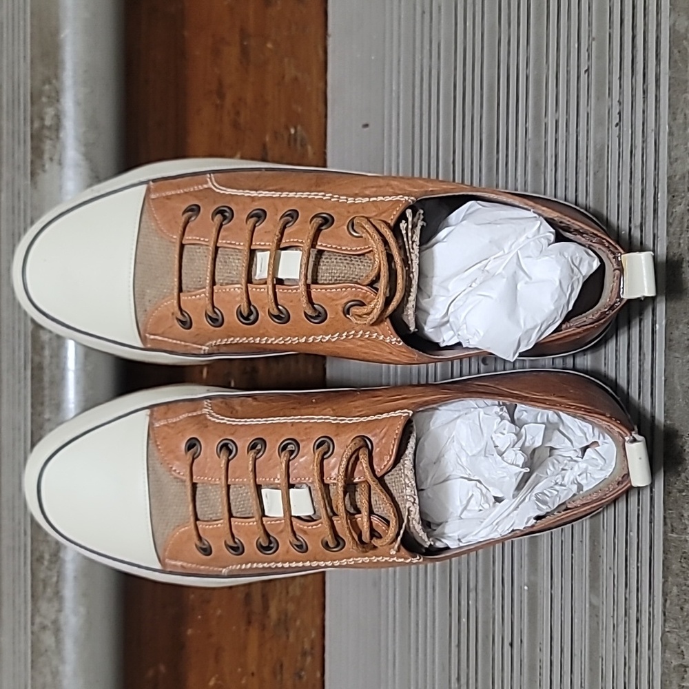 Mens leather sneaker Vero Cuoio Korean 255/ US 7.5